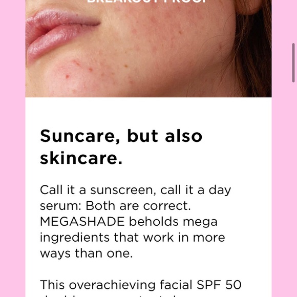 Zitsticka MEGASHADE™
Breakout-proof SPF 50 serum.  NWT - Picture 3 of 5